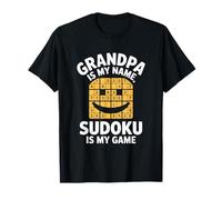 Il Nonno è Il Mio Nome Sudoku è Il Mio Gioco Maglietta