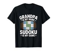 Il nonno è il mio nome Sudoku è il mio gioco Maglietta