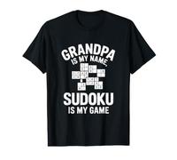Il Nonno è Il Mio Nome Sudoku è Il Mio Gioco Maglietta con Stampa Grafica Economica