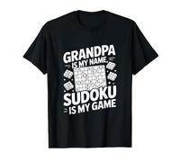 Il Nonno è Il Mio Nome Sudoku è Il Mio Gioco Maglietta con Stampa Grafica Economica