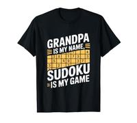 Il Nonno è Il Mio Nome Sudoku è Il Mio Gioco Maglietta con Stampa Grafica Economica