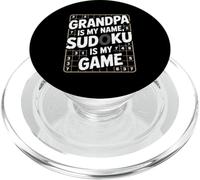 Il nonno è il mio nome Sudoku è il mio umorismo di gioco PopSockets PopGrip per MagSafe
