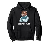 Il Nonno E Il Nipotino Si Abbracciano Forte. Il Nonno È Felpa con Cappuccio