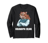 Il Nonno E Il Nipotino Si Abbracciano Forte Maglia a Manica