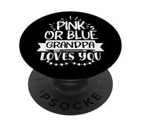 Il nonno rosa o blu ti ama sesso rivelare nonno PopSockets PopGrip Adesivo