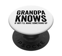 Il nonno sa se no farò qualcosa di divertente nonno PopSockets PopGrip Adesivo