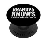 Il nonno sa se no farò qualcosa di divertente nonno PopSockets PopGrip Adesivo