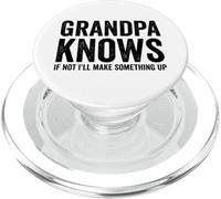 Il nonno sa se no farò qualcosa di divertente nonno PopSockets PopGrip per MagSafe