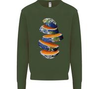 Il Nostro Arancione Planet Terra Bambini Felpa Maglione