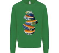 Il Nostro Arancione Planet Terra Bambini Felpa Maglione