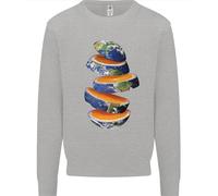 Il Nostro Arancione Planet Terra Bambini Felpa Maglione