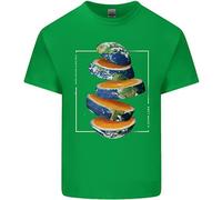 Il Nostro Arancione Planet Terra Uno Vetro Solo T-Shirt Ragazzi Ragazze