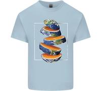 Il Nostro Arancione Planet Terra Uno Vetro Solo T-Shirt Ragazzi Ragazze