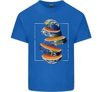 Il Nostro Arancione Planet Terra Uno Vetro Solo T-Shirt Ragazzi Ragazze