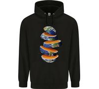 Il Nostro Arancione Planet Terra Uomo Felpa