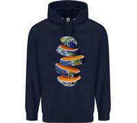 Il Nostro Arancione Planet Terra Uomo Felpa