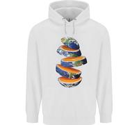 Il Nostro Arancione Planet Terra Uomo Felpa