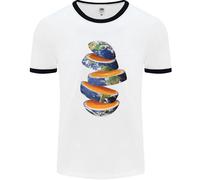 Il Nostro Arancione Planet Terra Uomo Ringer