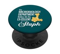 Il nostro dipartimento di microbiologia si basa sul suo stafilococco ex cellulare PopSockets PopGrip Adesivo