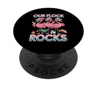 Il nostro Flock Rocks Flamingo Fun PopSockets PopGrip Adesivo