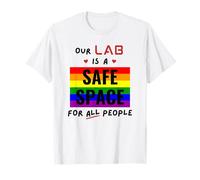 Il nostro laboratorio è uno spazio sicuro per tutte le persone - Gay Pride Science Maglietta