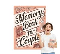 Il nostro libro di storie per coppie, album fotografico di 58 pagine per coppie, fornisce un taccuino significativo con copertina per luna di , matrimonio, San