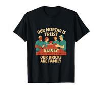 Il Nostro Mortaio è Trust Brick Wall Community Pride Maglietta