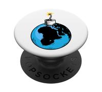 Il nostro pianeta è una bomba a orologeria - Riscaldamento globale - Cambiamento climatico PopSockets PopGrip Adesivo