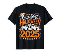 Il Nostro Primo Halloween Come Mr Mrs 2025 abbinando Coppie Maglietta