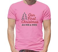 Il Nostro Primo Natale Come Mr E Signora - T-Shirt - Marito Donna Maritino