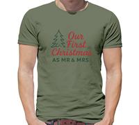 Il Nostro Primo Natale Come Mr E Signora - T-Shirt - Marito Donna Maritino