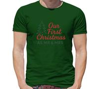 Il Nostro Primo Natale Come Mr E Signora - T-Shirt - Marito Donna Maritino