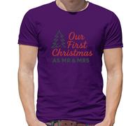Il Nostro Primo Natale Come Mr E Signora - T-Shirt - Marito Donna Maritino