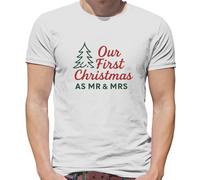 Il Nostro Primo Natale Come Mr E Signora - T-Shirt - Marito Donna Maritino