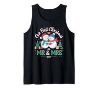 Il Nostro Primo Natale Come Mr & Mrs 2025 Coppia Pigiama Abbinato Canotta