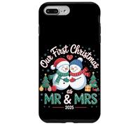 Il nostro primo Natale come Mr & Mrs 2025 coppia pigiama abbinato Custodia per iPhone 7 Plus/8 Plus