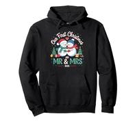 Il Nostro Primo Natale Come Mr & Mrs 2025 Coppia Pigiama Abbinato Felpa con Cappuccio