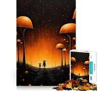Il nostro puzzle a forma di fungo da 1000 pezzi per ragazzi, gioco di logica e abilità, morbido e rilassante, taglio preciso, regalo prezioso (50x75cm)