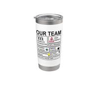 Il nostro team - Lavoro di squadra Bicchiere termico in acciaio inox doppia parete