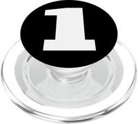 Il numero uno 1 Sports Plain Team Football Basketball FRONT PopSockets PopGrip per MagSafe
