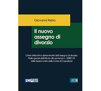 Il nuovo assegno di divorzio