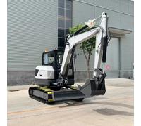 Il nuovo mini escavatore da 6,5 tonnellate dell'escavatore del motore Kubota ha un certificato di conformità CE/Euro 5/EPA presa di fabbrica