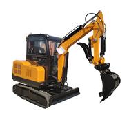 Il nuovo mini escavatore Kubota personalizzato da 3 tonnellate ha un'uscita di fabbrica del certificato di conformità CE/Euro 5/EPA