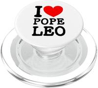 Il Nuovo Papa Leone XIV I Love Papa Leone I (Cuore) Papa Leone PopSockets PopGrip per MagSafe