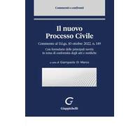 Il nuovo processo civile. Commento al D.Lgs. 10 ottobre 2022, n. 149. Con formulario delle principali novità in tema di conformità degli atti e notifiche