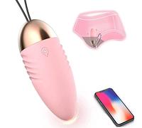 -Đìl O Óvetto Vîbrànte Wirless con App A Telefono Vîbràtóre con Control App Clît Rî È Púntó Ǵ̣ Onna In Ossabile Mássággiátore Vîbràtóri Telecoman O Îstanza App