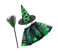 Il pacchetto di accessori da strega funzionale si trasforma in un Halloween con il nostro set di costumi per donne di tutte le età abbigliamento unico