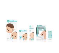 Il pacchetto per il sollievo dal raffreddore e dall'influenza Frida Baby include il nasoFrida aspiratore nasale filtro igienico spray nasale sali