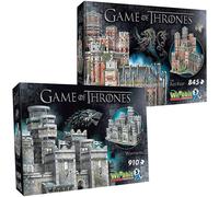Il pacchetto WREBBIT 3D Game of Thrones include sia il puzzle 3D The Red Keep che quello di Winterfell (1.755 pezzi del puzzle)