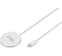 Il pad di ricarica magnetico di DIGITUS si attacca automaticamente alla posizione di ricarica ottimale dell'iPhone e garantisce NEW